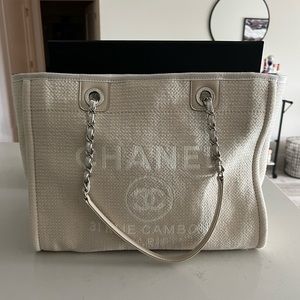Chanel small deauville tote
